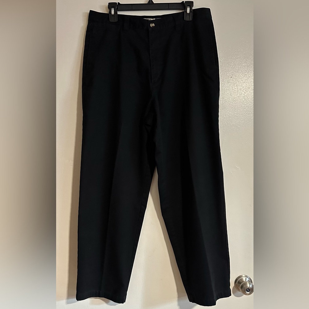 Bundle 2 items for $20!  Authentic Laundered Khakis Men's Black Pants 36 x 30